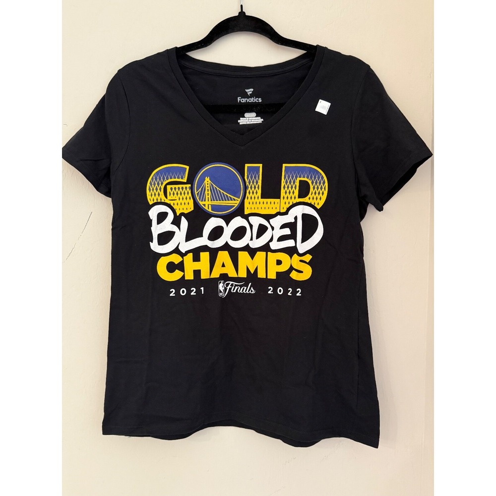 Golden State Gold Blooded Champs Finals 2021-2022 Women's Fanatics Size S- NWOT